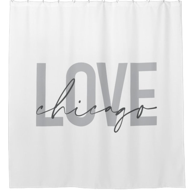 Modern,cool, simple, minimal, design Love Chicago (Front)