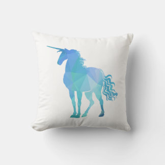 Modern Cool Unicorn Throw Pillow