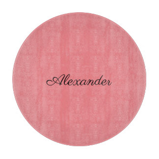Modern Coral template, Black Script Cutting Boa Board