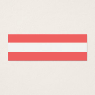 Modern Coral White Stripes Pattern