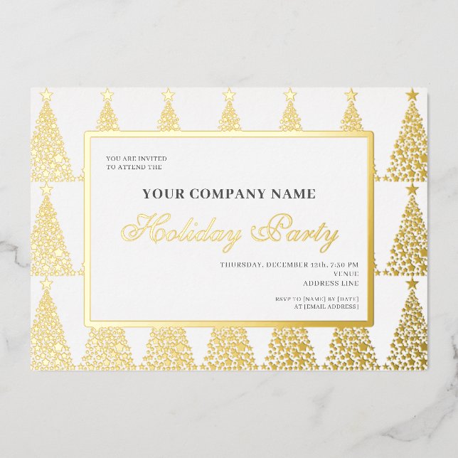 Modern Corporate Christmas Office Holiday Party (Front)