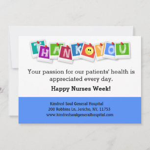 Modern Corporate  Happy Nurses Week Holiday Card