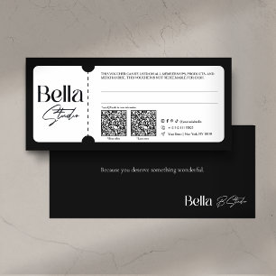 Modern Cosmetic Salon Gift Card