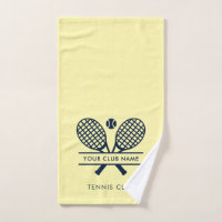 Modern Country Club Name Tennis Team Custom Swag