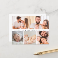 Modern couple Baby Shower Photo Collage Simple