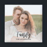 Modern Couple Collage Photo & lovely Family Gift Magnet<br><div class="desc">Modern Couple Collage Photo & lovely Family Gift</div>