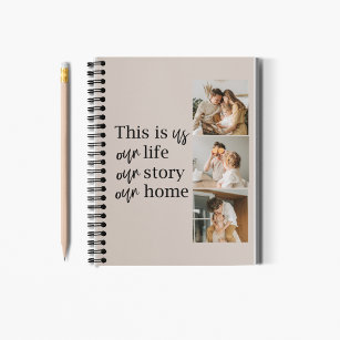 Modern Couple Family Photo & Family Quote Lovely Planner