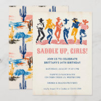 Modern Cowgirls Dancing Adult 30th Birthday Party