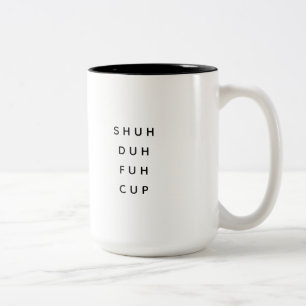 Modern Coworker Birthday Humour Quote Two-Tone Coffee Mug