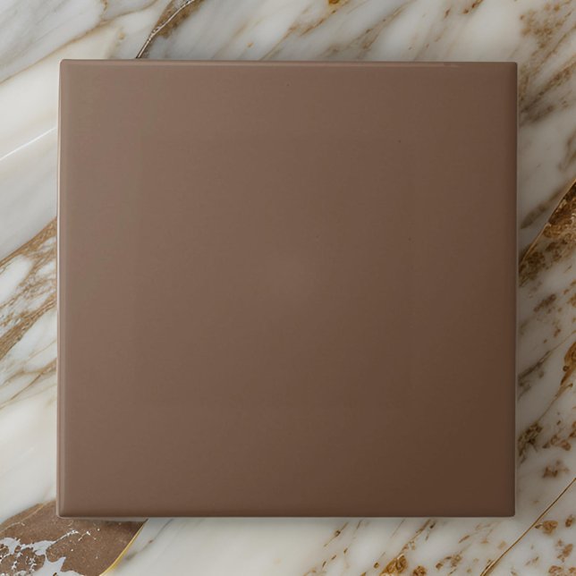 Modern Cozy Solid Colour Bison Brown Tile (Creator Uploaded)