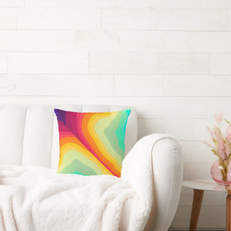 Modern Cracked colorful Stylist  Throw Pillow