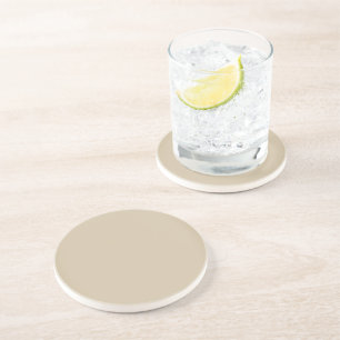 Modern Cream Ivory Customizable Coaster