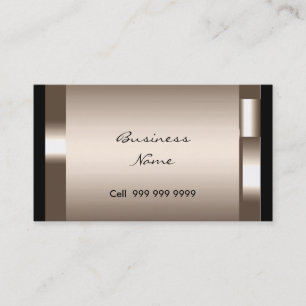 Modern Cream Professional Elegant Business Card