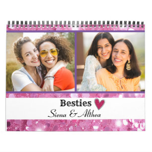 Modern Create your own Custom Bestie, Best Friend Calendar