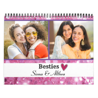 Modern Create your own Custom Bestie, Best Friend Calendar