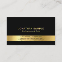 Modern Creative Black and Gold Template Luxury