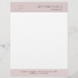 Modern Creative Colour Harmony Monogram Plain Letterhead<br><div class="desc">Modern Creative Colour Harmony Monogram Plain Letterhead.</div>