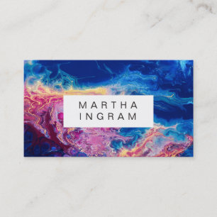 Modern Creative Design Abstract Galaxy Business Card
