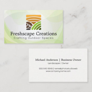 Modern Creative Landscape Logo Business Card
