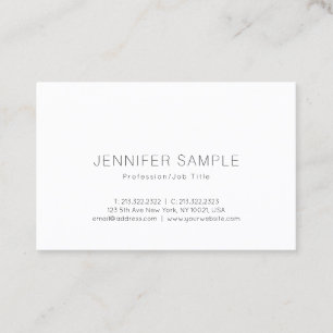 Modern Creative Minimalistic Professional Design Business Card