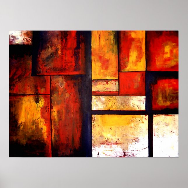 Modern Creative Professional Abstract Artwork Poster (Front)