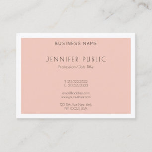 Modern Creative Simple Design Trendy Template Business Card