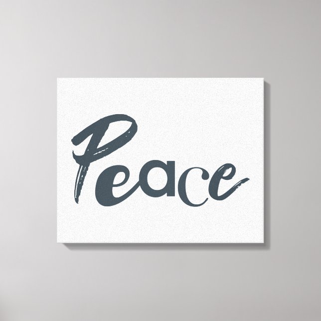 Modern, creative, urban, simple design of Peace Canvas Print (Front)