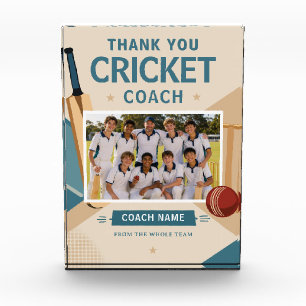 Modern Cricket Team Photo Coach Block