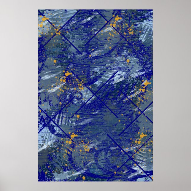 Modern Criss Cross Poster (Front)