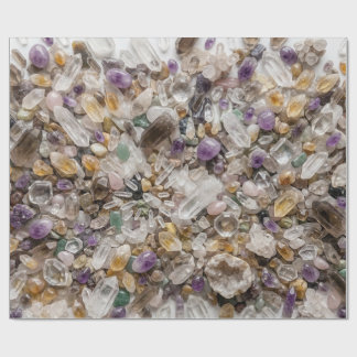 Modern Crystal Pattern 2022 Wrapping Paper