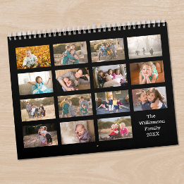 Modern Custom 15 Month Photo Calendar