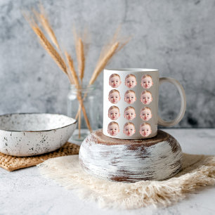 Modern Custom Baby Grandparents Gift For Mom Dad  Mug