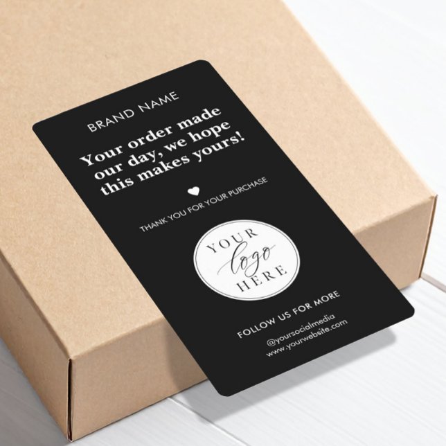 Modern Custom Business Box Seal Label (Creator Uploaded)