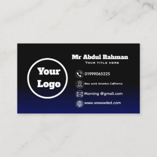 Modern Custom Business Card