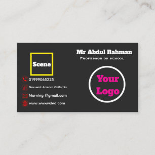 Modern Custom Business Card