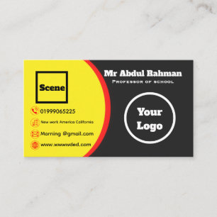 Modern Custom Business Card