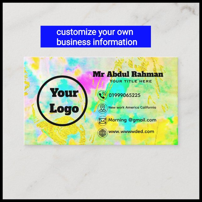 Modern Custom Business Card (Creator Uploaded)