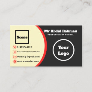 Modern Custom Business Card