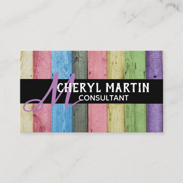 modern custom  business card template (Front)