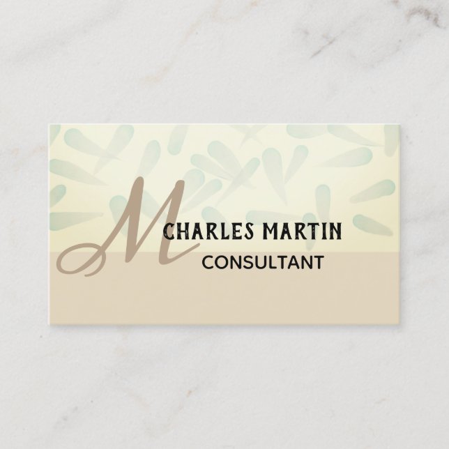 modern custom  business card template (Front)