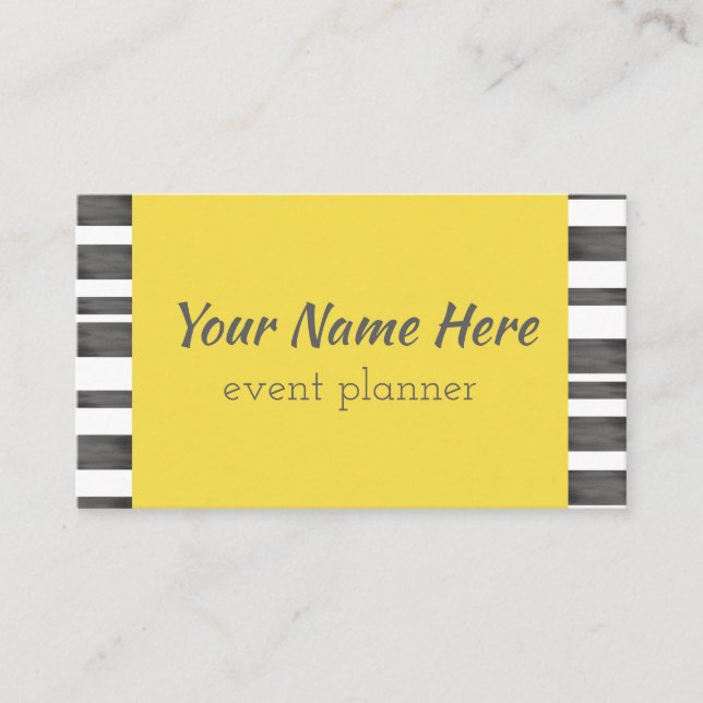 modern custom business card to personalize (Front)