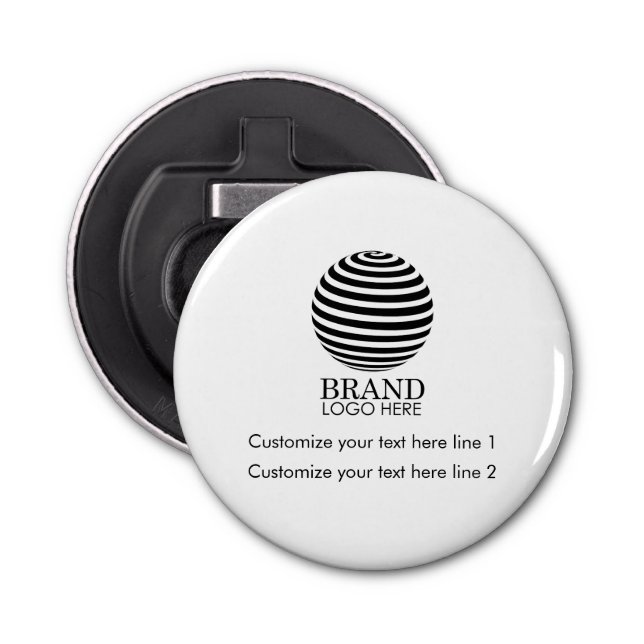 Modern Custom Business Logo Company Promotional  Bottle Opener (Front)