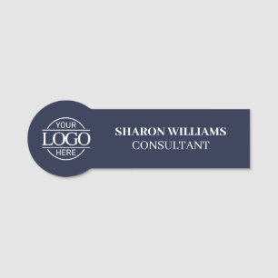 Modern Custom Business Logo Magnetic Employee Name Tag