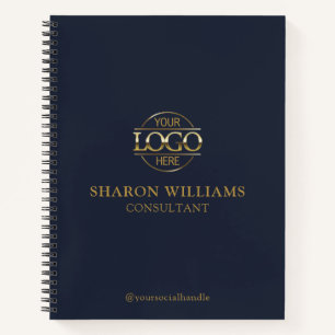 Modern Custom Business Logo Professional Branded Notebook