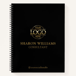 Modern Custom Business Logo Professional Branded Notebook