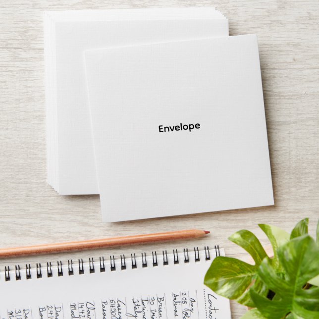 Modern Custom Business Mail Envelopes (Stacked)