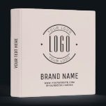Modern custom company logo business branded binder<br><div class="desc">Modern custom company logo business branded</div>