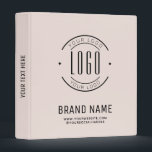 Modern custom company logo business branded binder<br><div class="desc">Modern custom company logo business branded</div>