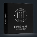 Modern custom company logo business branded binder<br><div class="desc">Modern custom company logo business branded</div>