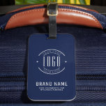 Modern custom company logo business branded luggage tag<br><div class="desc">Modern custom company logo business branded luggage tag</div>